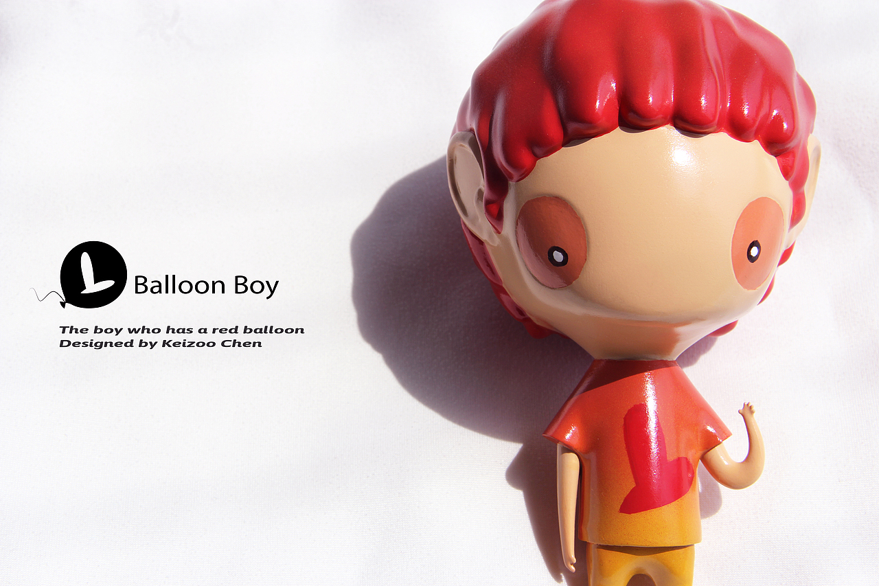 Balloon Boy Art Toy 实物拍摄