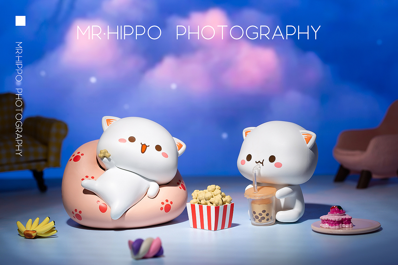 潮玩盲盒摄影【蜜桃猫2代·让爱先行】（图ZMjM4ODI0Mzky） - 产品摄影 - 站酷设计师河马先生摄影原创素材 - 站酷ZCOOL