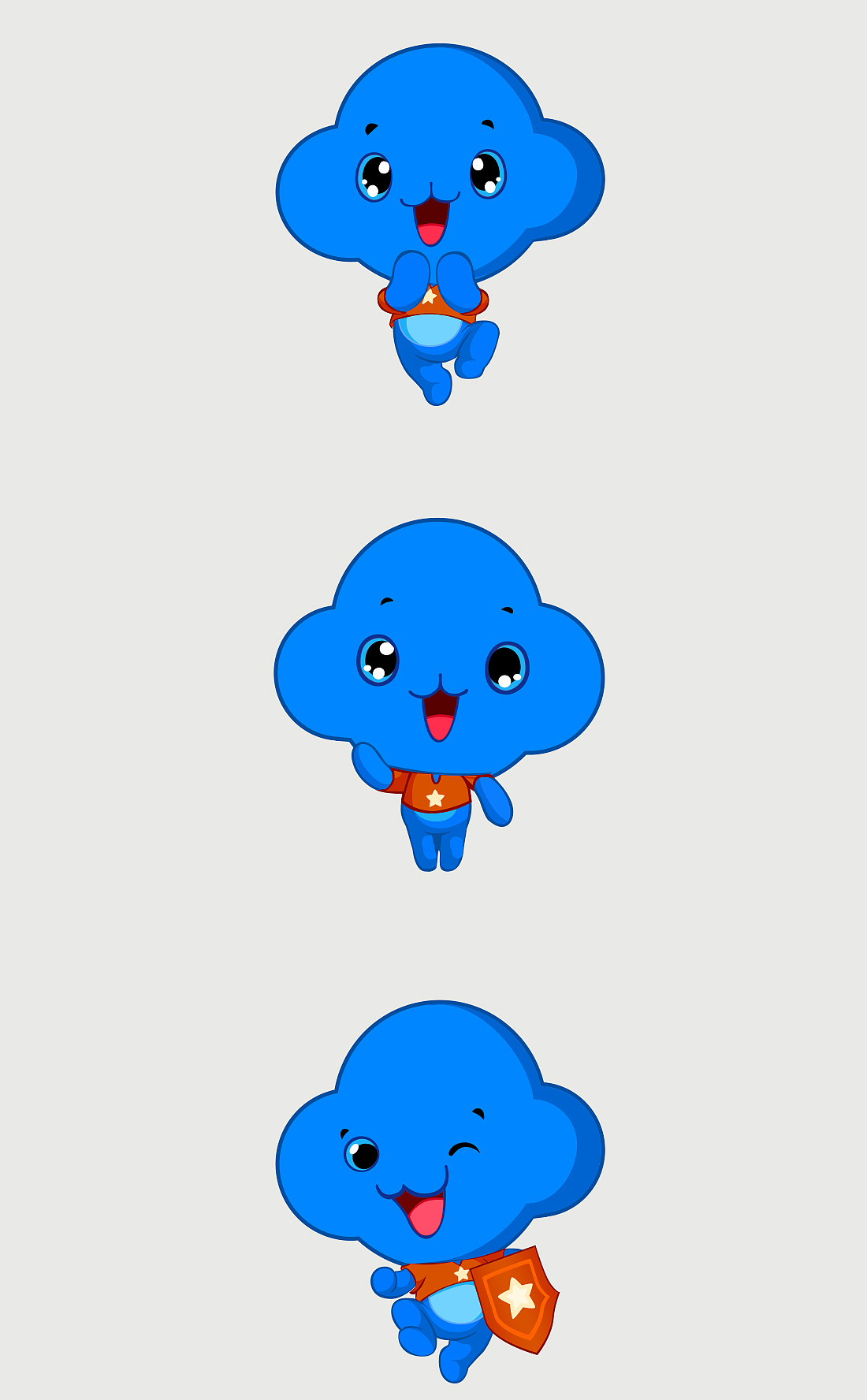 设计的云宝宝形象&微信表情