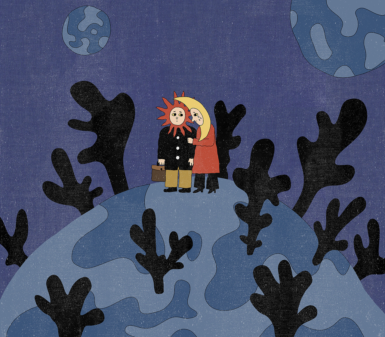 跟女儿一起每天的日涂练习