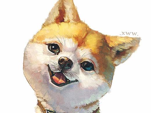 【萌宠by雪娃娃】秋田歪头杀