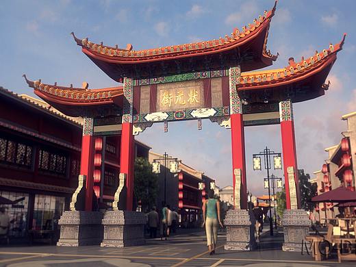 古街牌坊