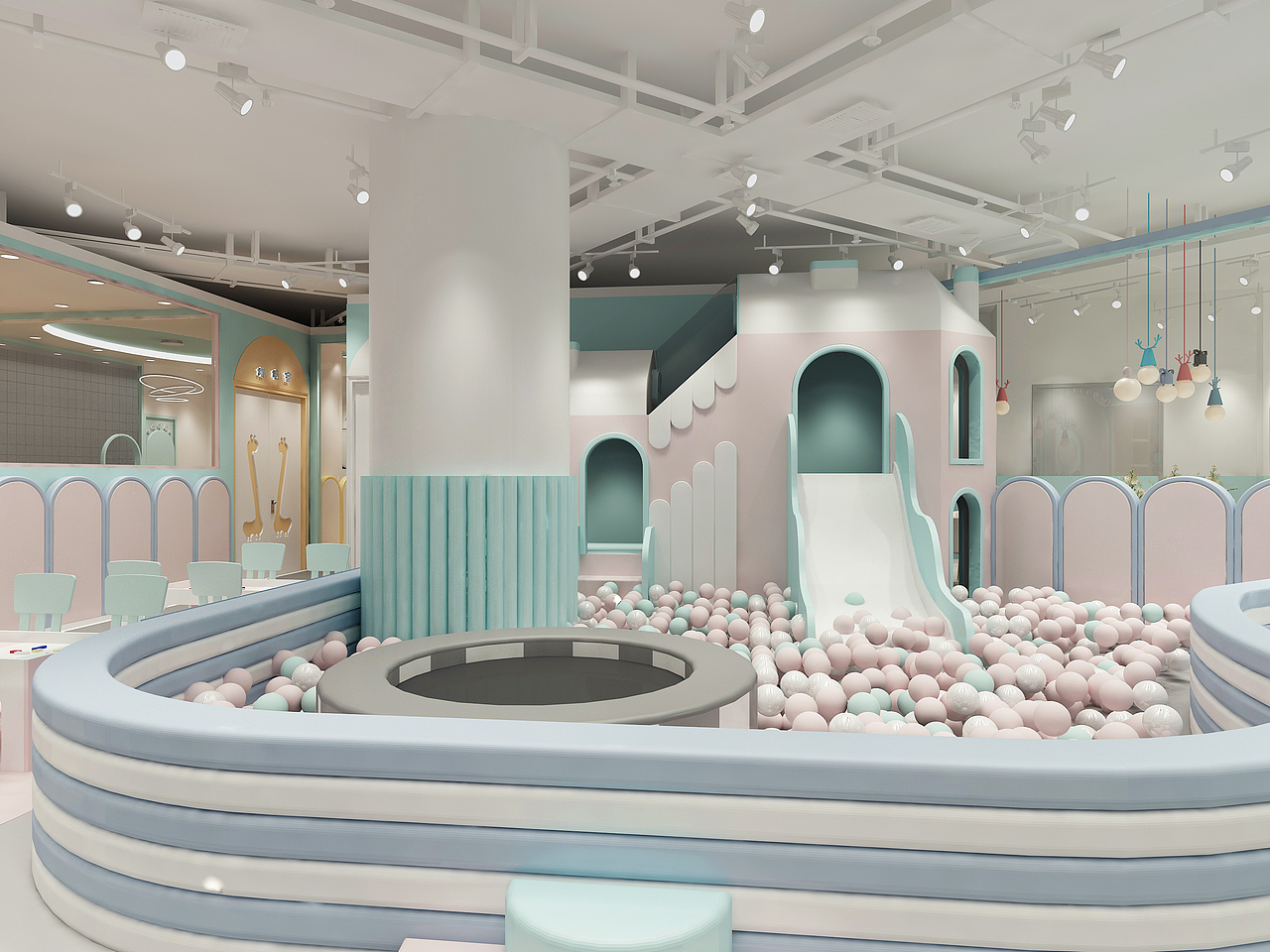 亲子餐厅，亲子乐园，零售店（图ZMjAwMTE3MDI0） - 家装设计 - 站酷设计师樊东风原创素材 - 站酷ZCOOL