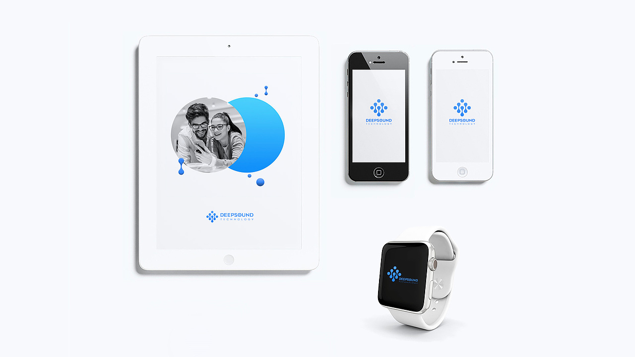 深声科技LOGO品牌形象设计