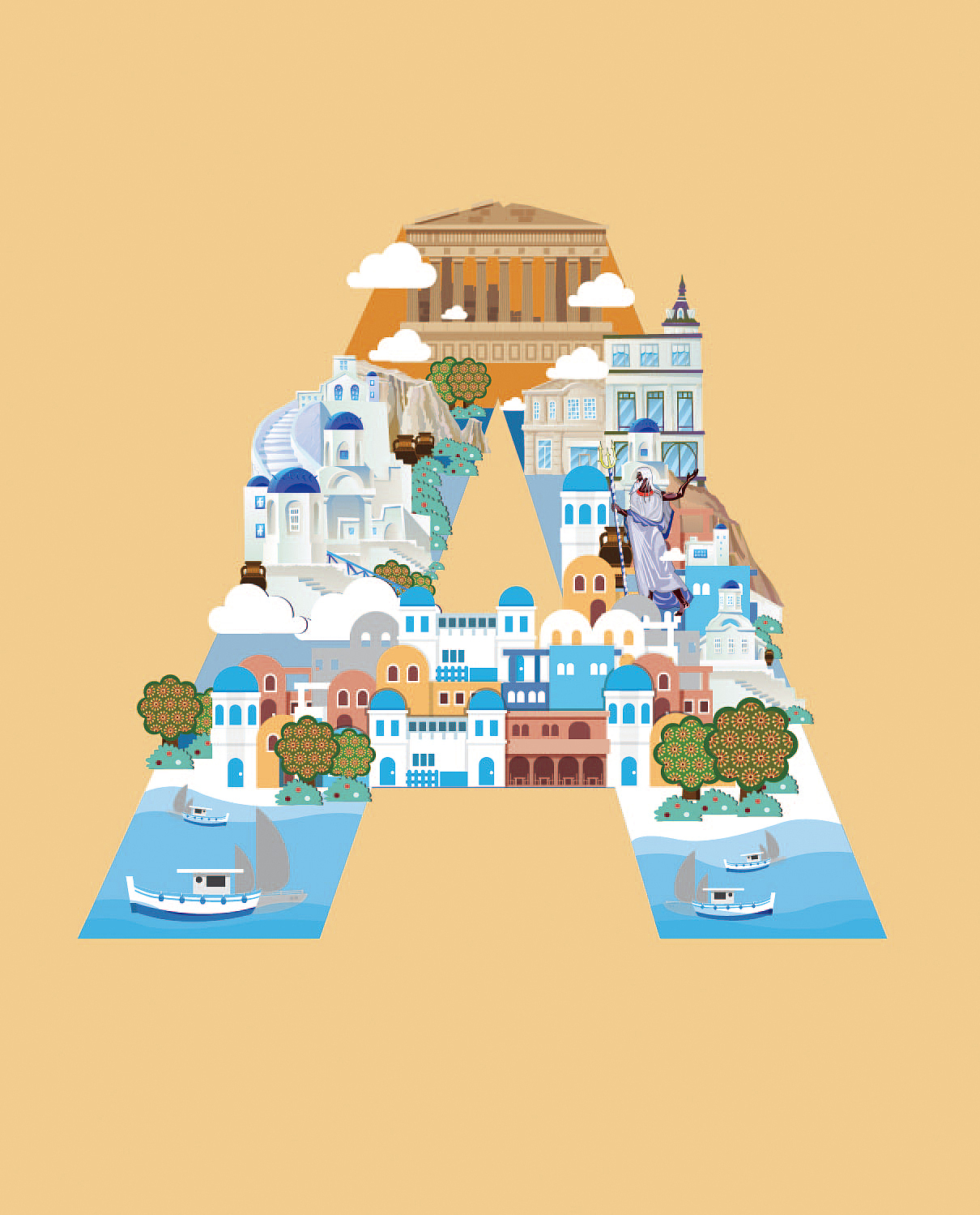 26个字母创意插画（图ZNzc2MDY5ODQ=） - 商业插画 - 站酷设计师一从一画原创素材 - 站酷ZCOOL