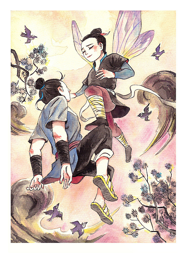 近几年的绘画作品（一）（图ZMTU3MjgyMDEy） - 艺术插画 - 站酷设计师潘浩子原创素材 - 站酷ZCOOL