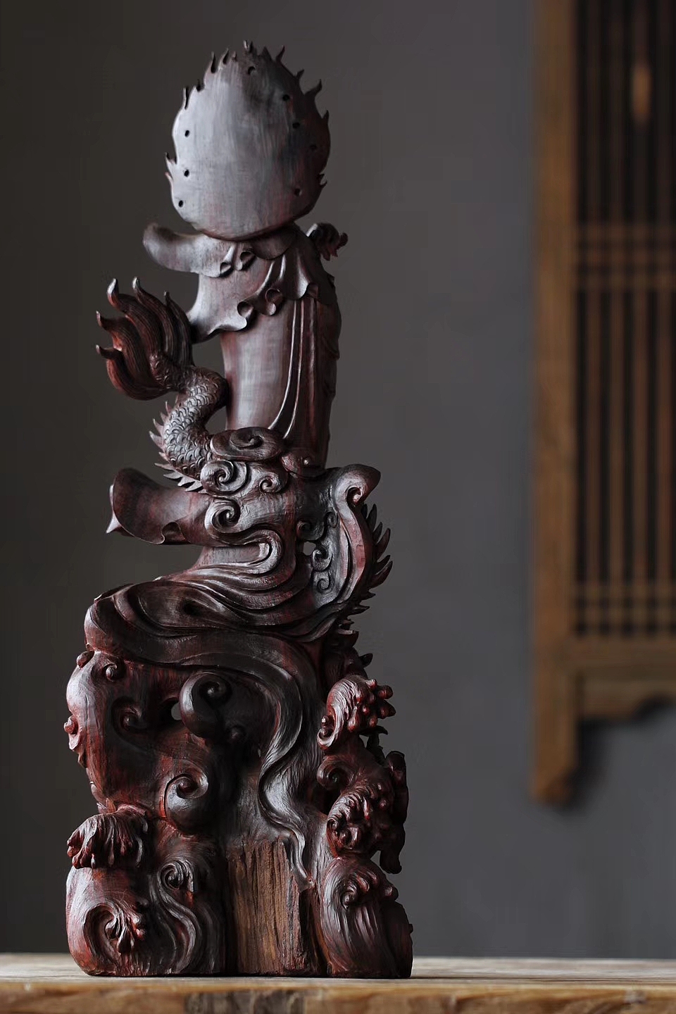骑龙观音像（图ZMTQ3MTczMDk2） - 工艺品设计 - 站酷设计师檀韵红木艺术原创素材 - 站酷ZCOOL