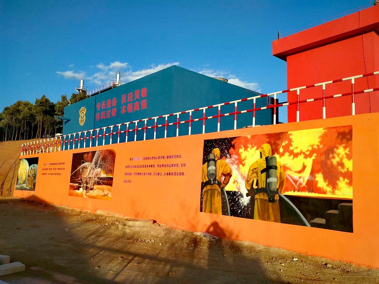 彩绘 墙绘 壁画    三颜色墙绘