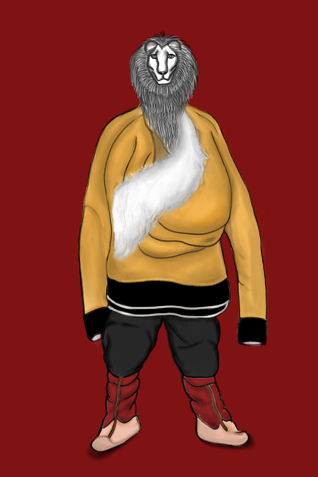 狮人（图ZMTk3MDM5MzA4） - 创作习作 - 站酷设计师牧人的画笔原创素材 - 站酷ZCOOL