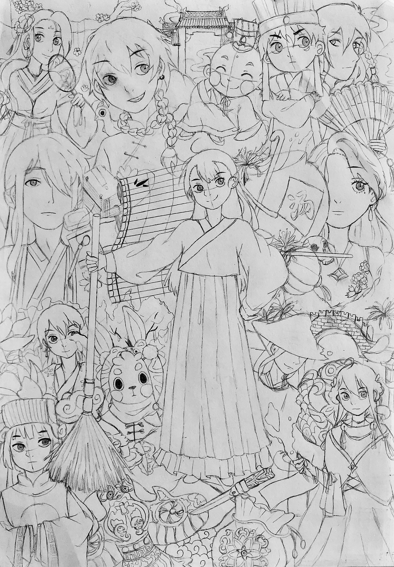 几万年前的坑（图ZMTIwOTQxNjYw） - 单幅漫画 - 站酷设计师朱艺欣原创素材 - 站酷ZCOOL