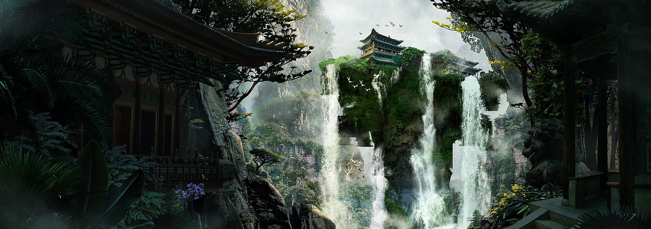 《九龙罩玉莲》