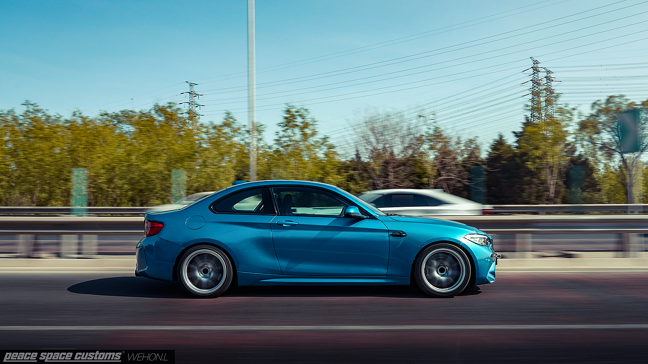 汽车摄影：BMW M2 COMPETITON 蓝（图ZMjUyMjg4MDA0） - 产品摄影 - 站酷设计师PSCwehonlau原创素材 - 站酷ZCOOL