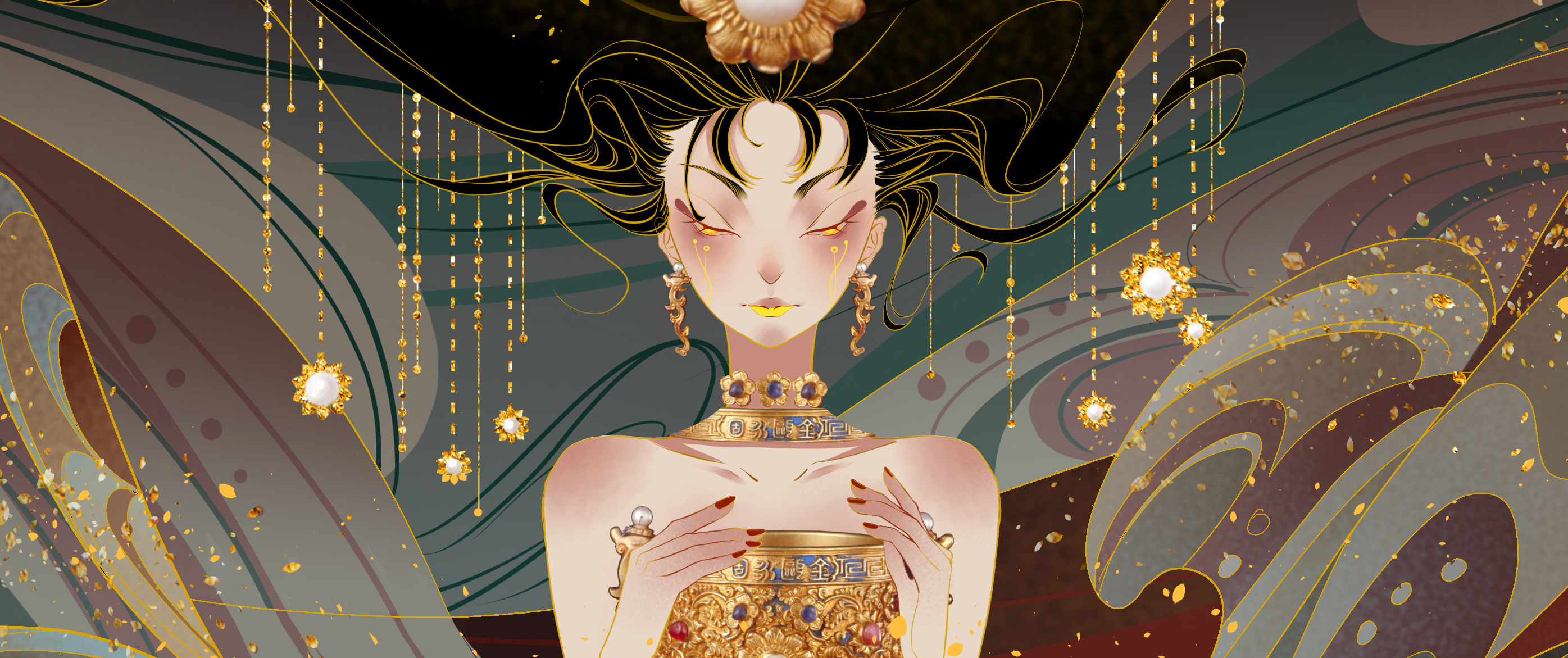 故宫文物插画创作