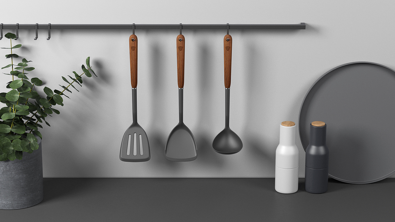 中式硅胶勺铲 Chinese spoon shovel suit（已投产）（图ZMjM3MDczNTg4） - 生活用品 - 站酷设计师BIGBIGBIGZHANG原创素材 - 站酷ZCOOL