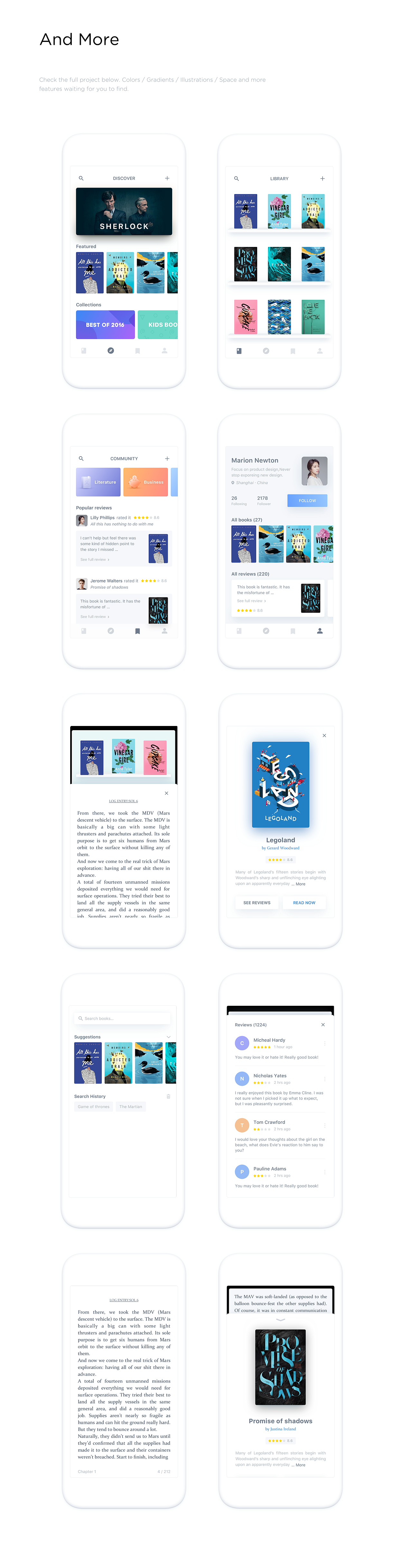 Reading Project Study Case（图ZODM2MDAzODg=） - APP界面 - 站酷设计师UISTAR原创素材 - 站酷ZCOOL