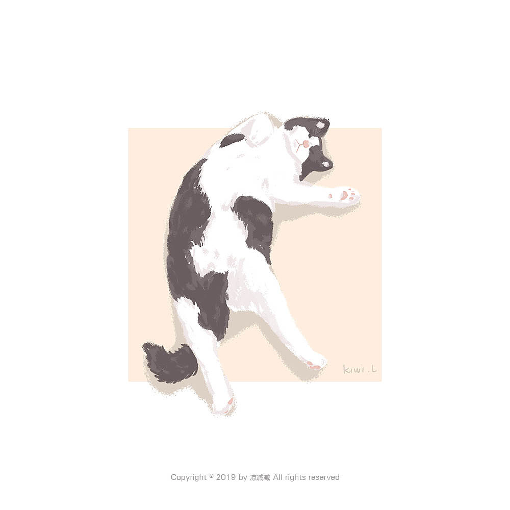 mocha睡姿集合1（图ZMTU1OTIzMTAw） - 创作习作 - 站酷设计师凉减减原创素材 - 站酷ZCOOL