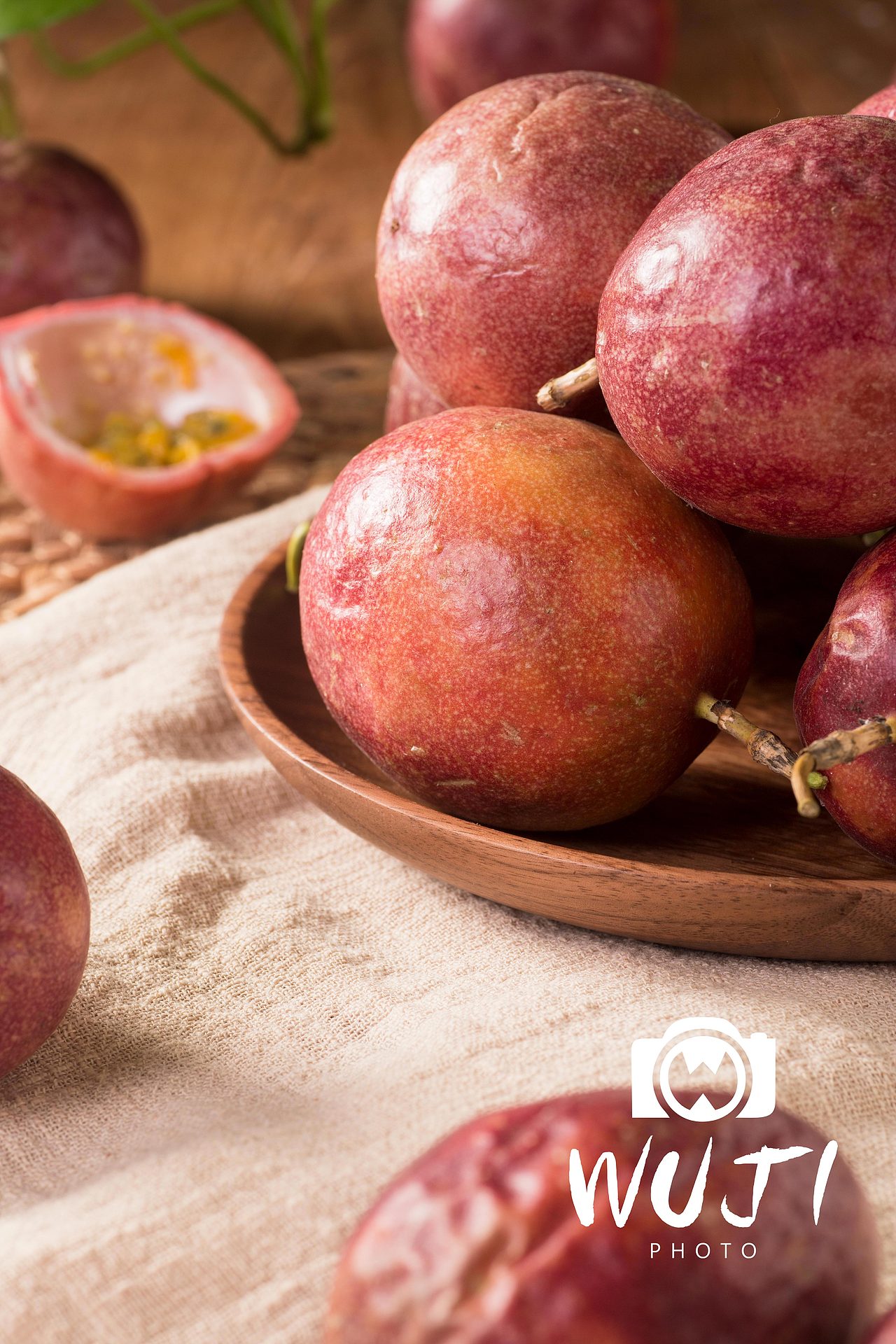 电商生鲜产品广西百香果拍摄