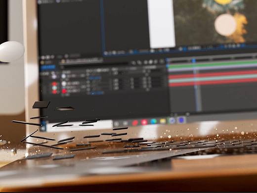 学习C4D两个月 临摹短片-动感小球 音响产品广告