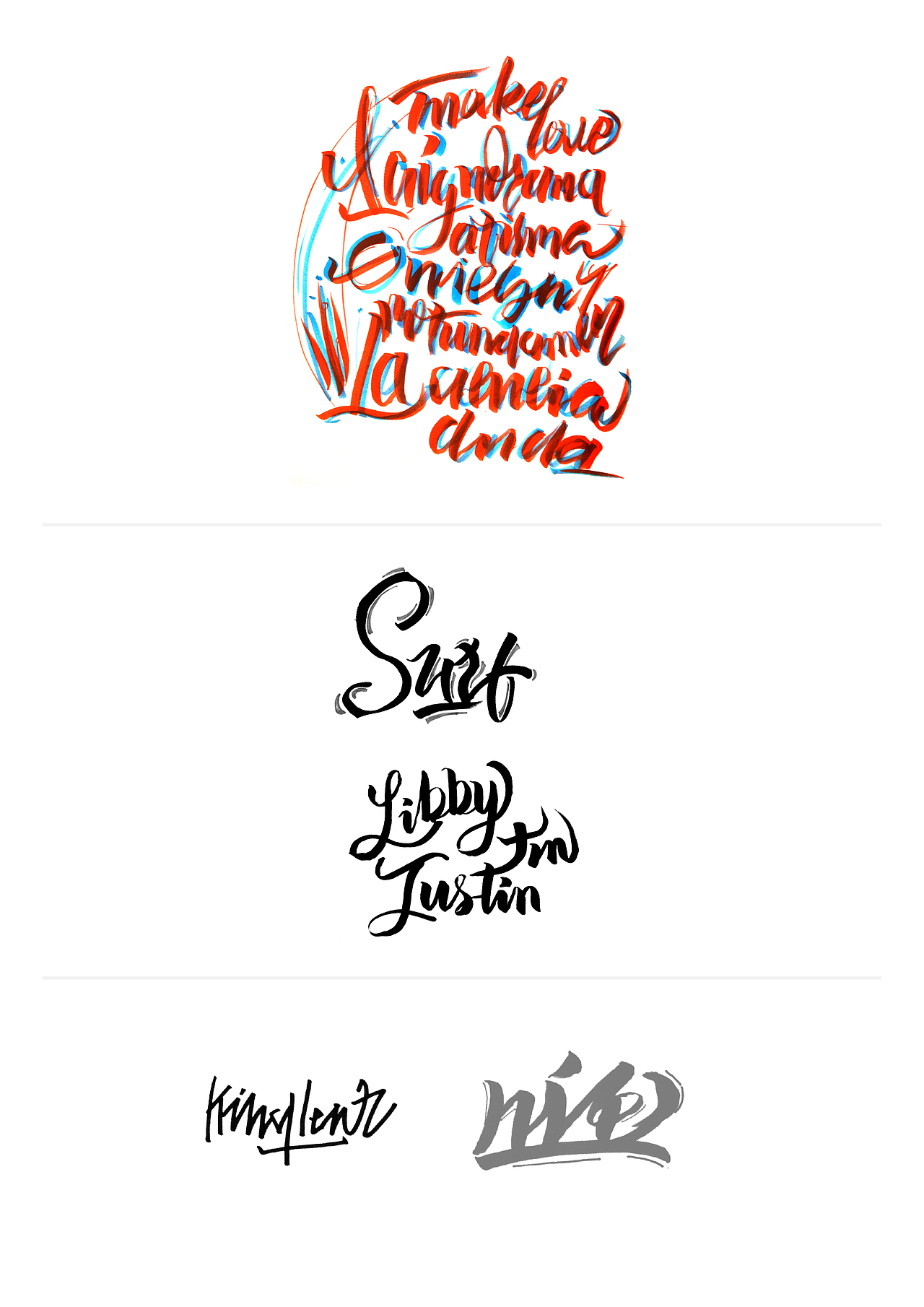 2015 lettering/calligraphy selection2（图ZMjQ5NjU1ODg=） - 字体/字形 - 站酷设计师Niico原创素材 - 站酷ZCOOL
