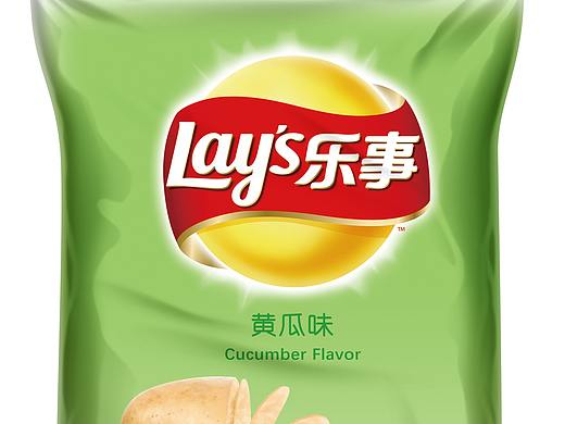 乐事黄瓜味薯片临摹练习 套样机