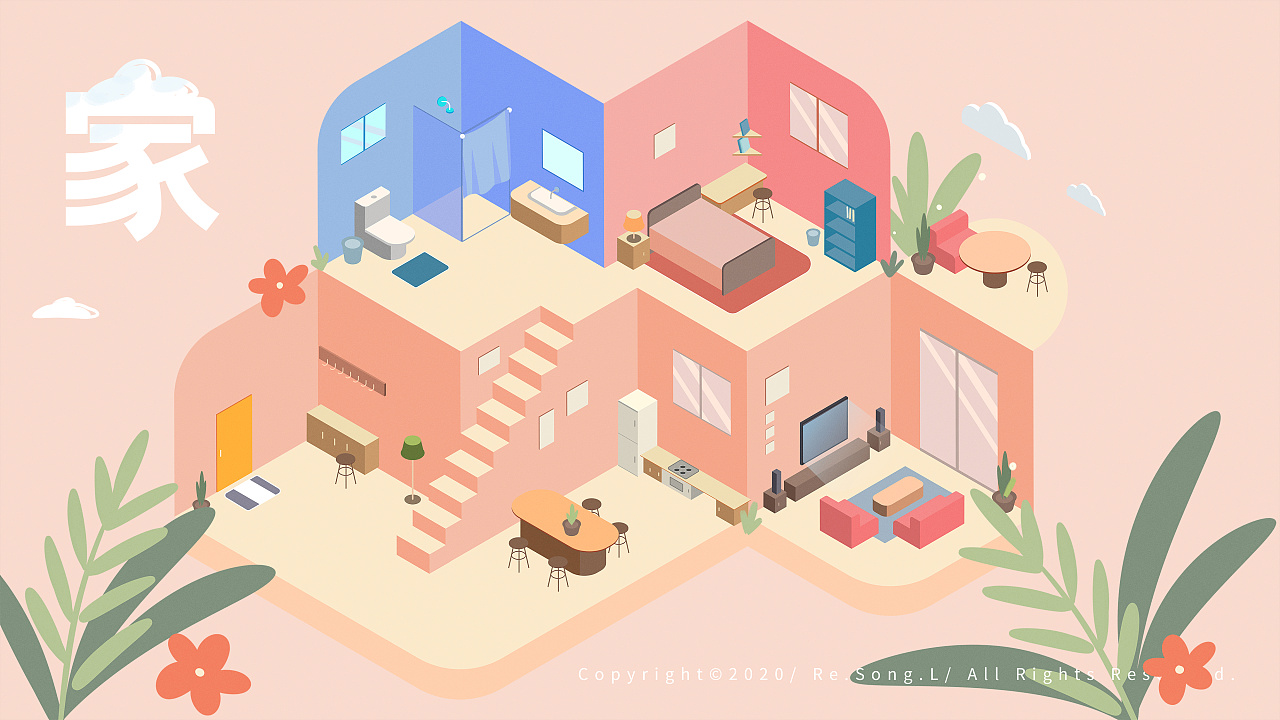 2.5d插画|banner设计