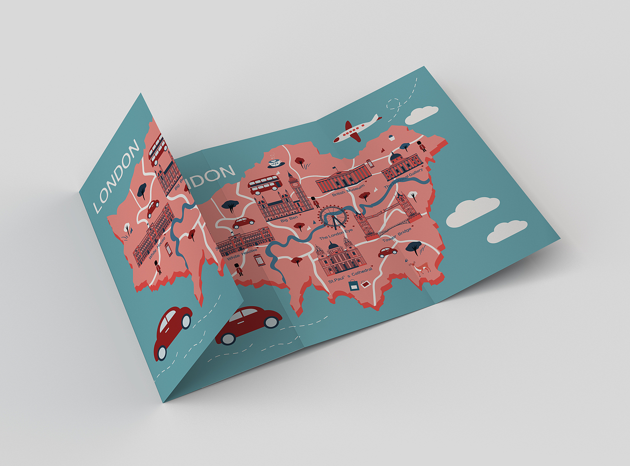 一张伦敦的地图（图ZMjM0NzE5MTk2） - 创作习作 - 站酷设计师HuanZ啊原创素材 - 站酷ZCOOL