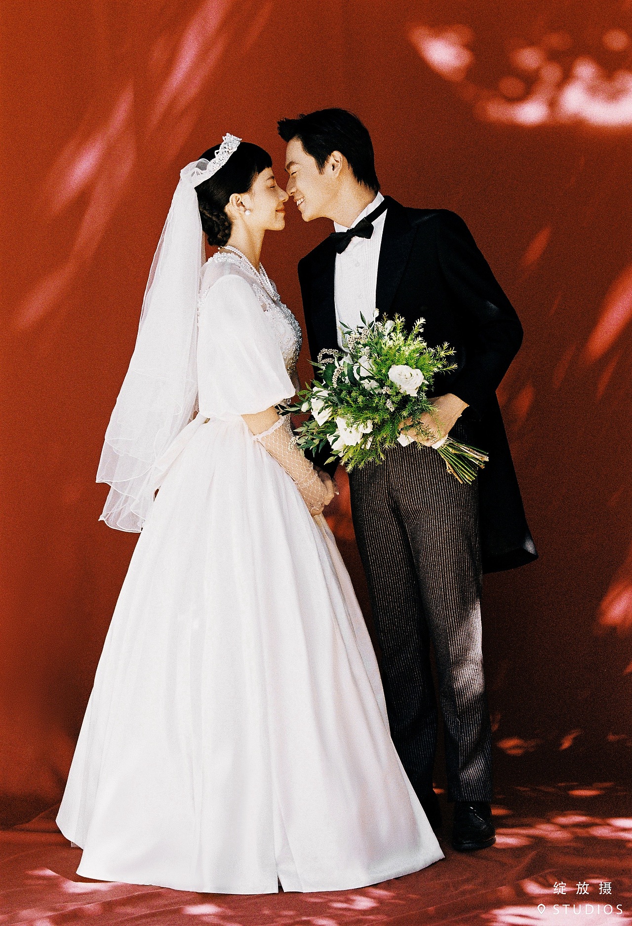 电影级别的复古胶片婚纱照