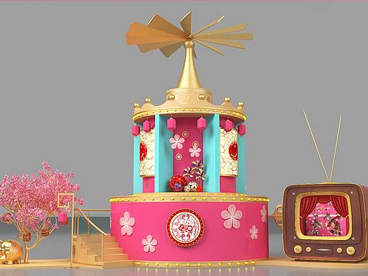 圣诞新春商业美陈