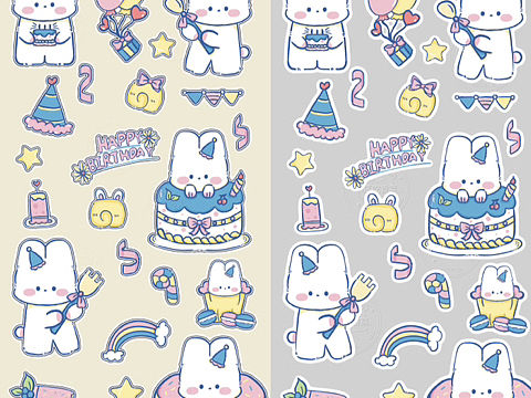 原创｜兔子｜贴纸