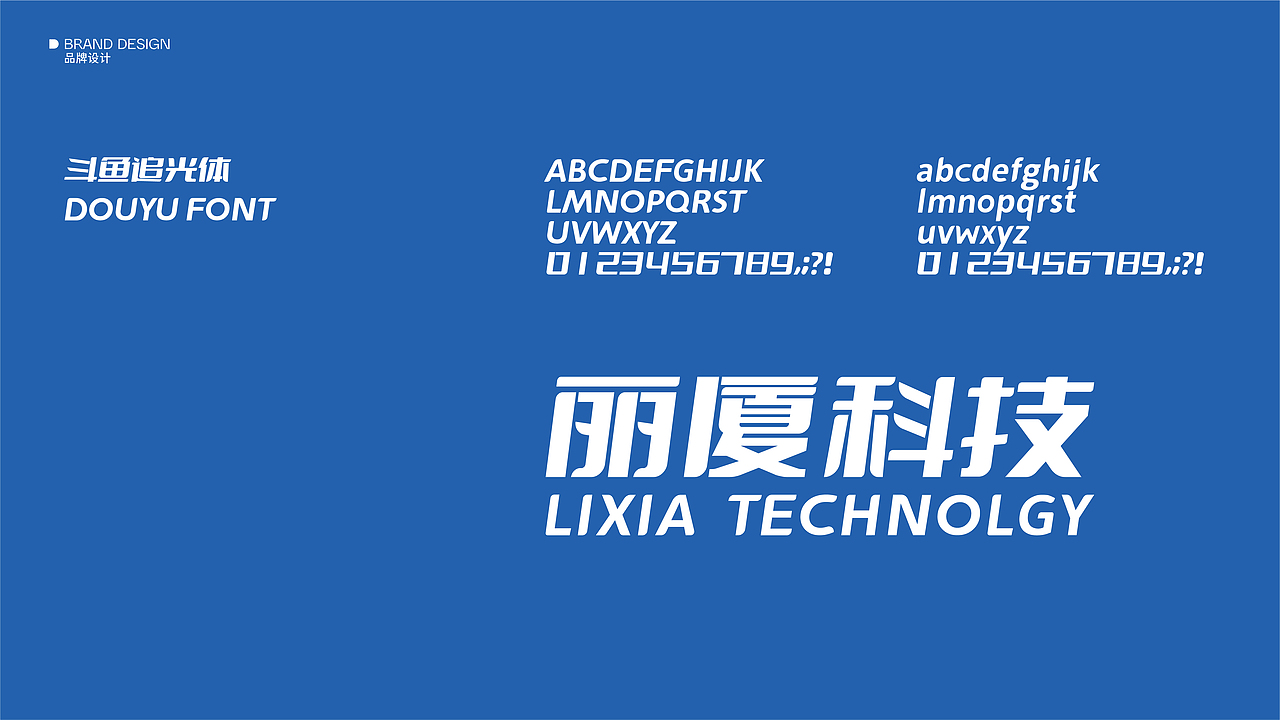 品牌设计-丽厦科技品牌标识视觉设计