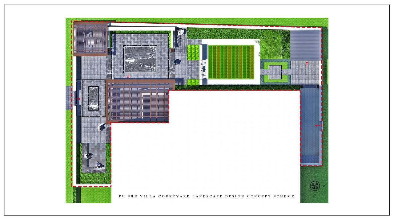 庭院景观设计（图ZMjY4Nzk3MDI4） - 景观设计 - 站酷设计师温澜潮生_ewan原创素材 - 站酷ZCOOL