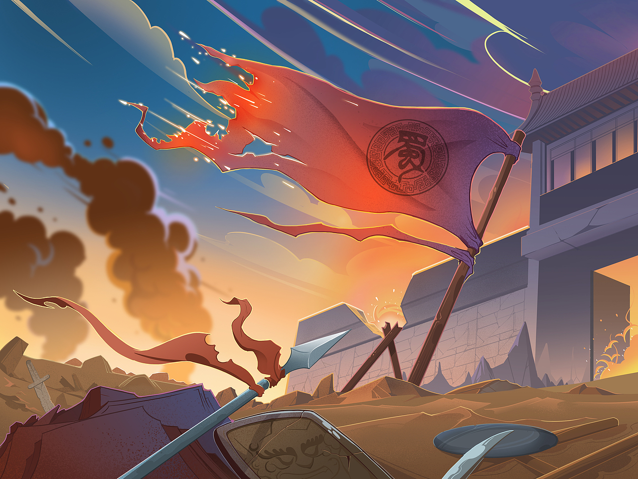 战争（图ZMjc0MzYxNjQ4） - 商业插画 - 站酷设计师儿插工作室原创素材 - 站酷ZCOOL