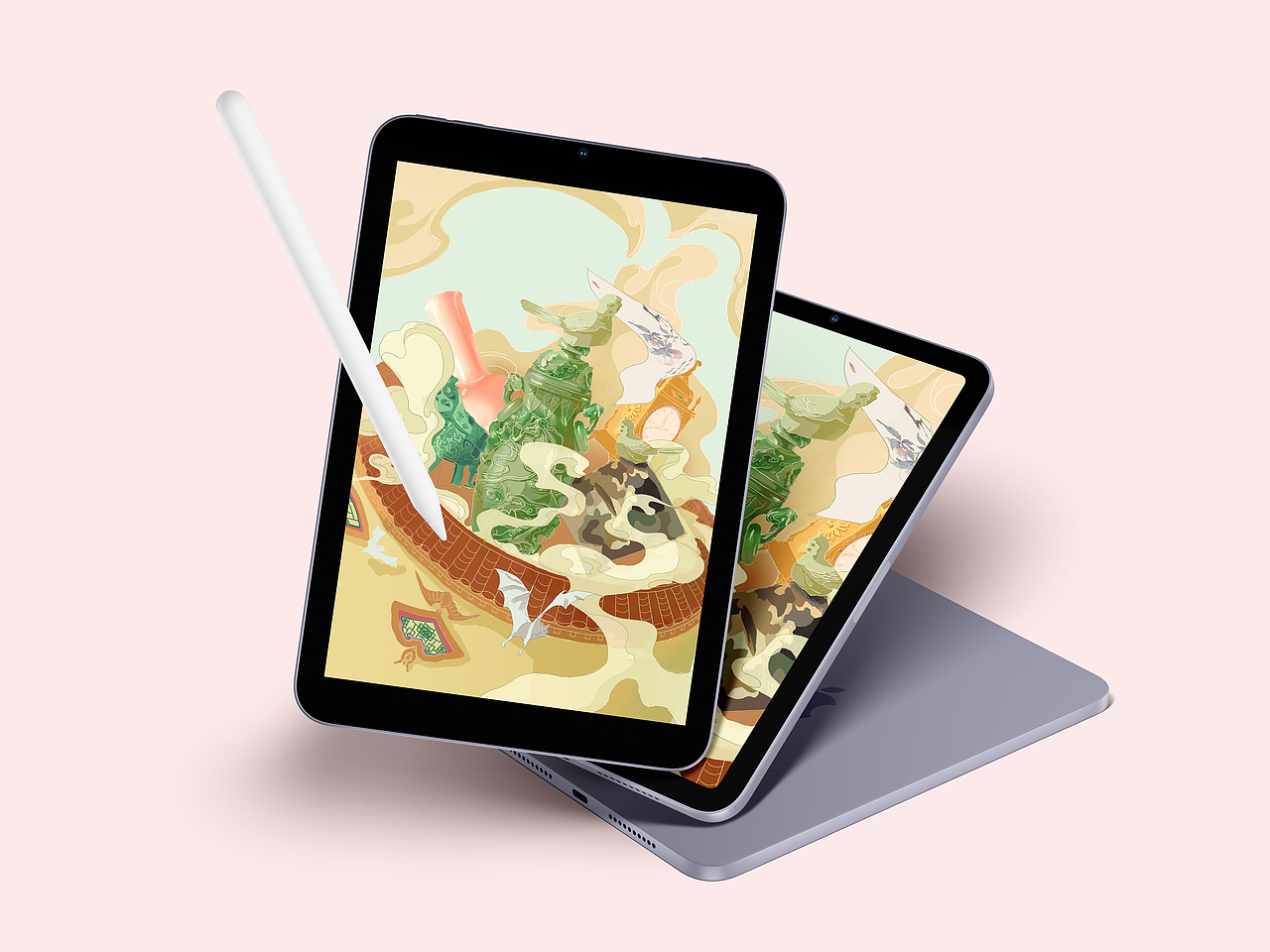 恭王府文创插画（图ZMjc2Nzg4MjE2） - 艺术插画 - 站酷设计师哈皮皮Happy原创素材 - 站酷ZCOOL