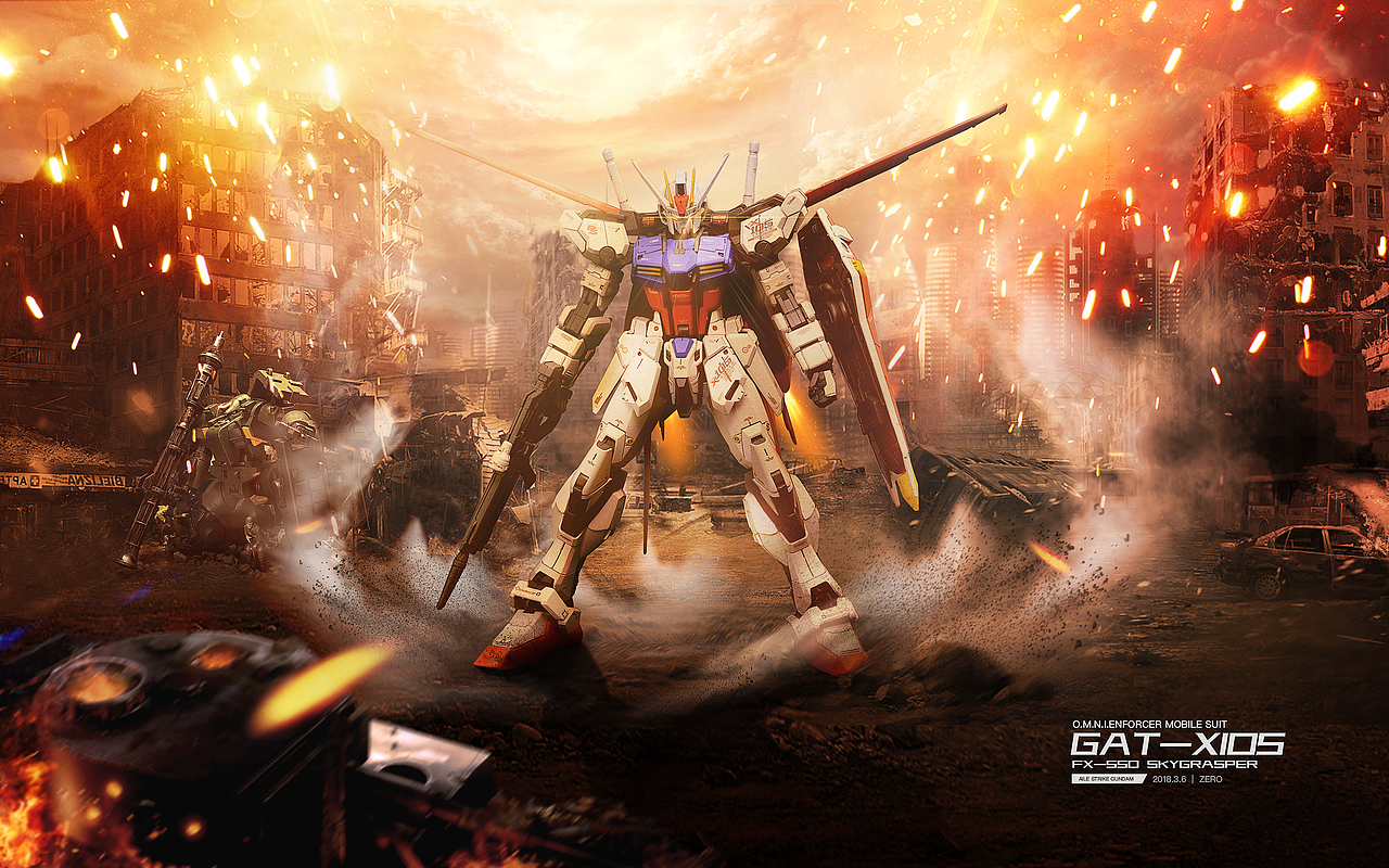 高达海报合成-不定期更新（图ZMTY3MDQ5MTA4） - 海报 - 站酷设计师0_Design原创素材 - 站酷ZCOOL