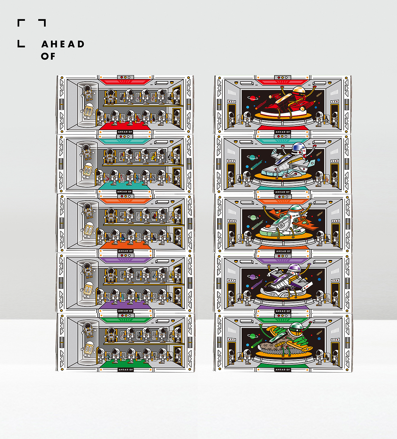 黑豆AheadOf潮牌鞋盒设计