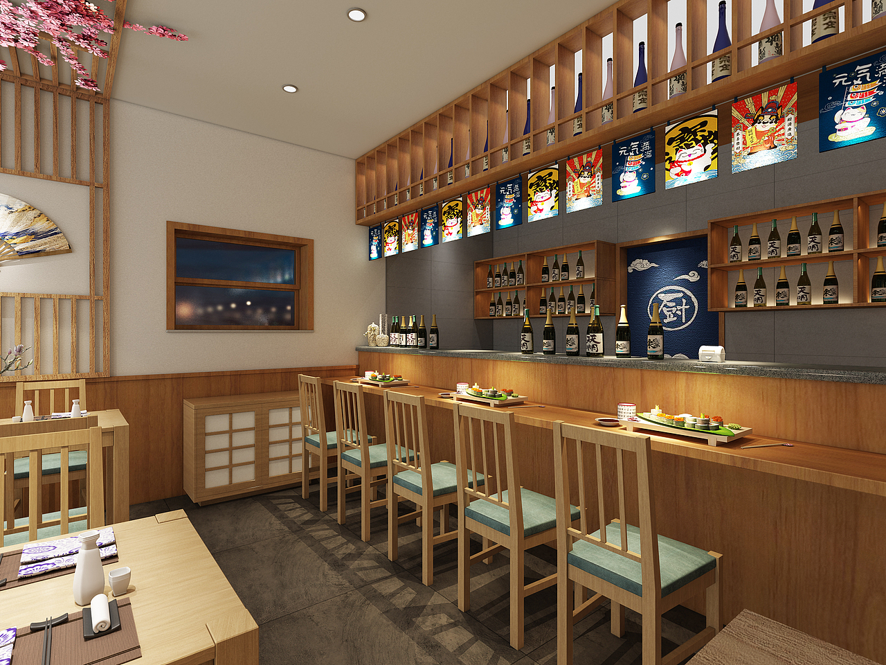 日本料理（图ZMTc4MTQ5NDQw） - 家装设计 - 站酷设计师設記師阿超原创素材 - 站酷ZCOOL