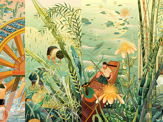 24节气插画｜中国日报China Daily-夏季篇