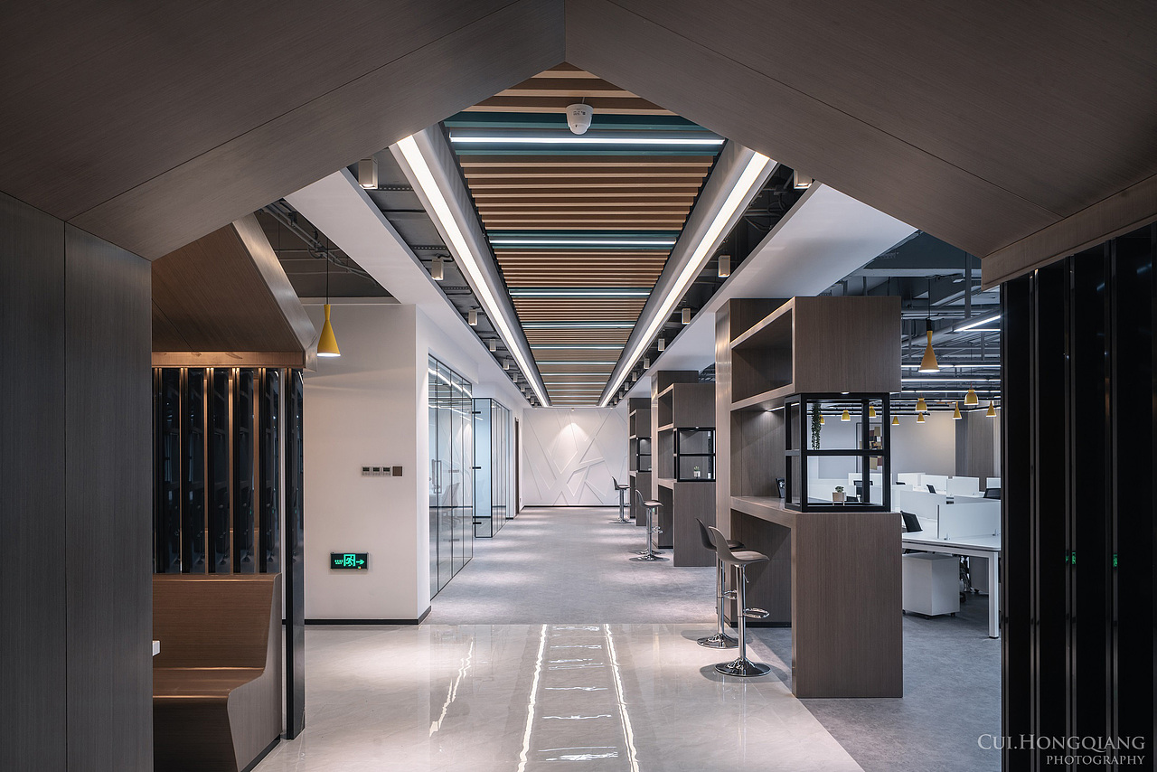 青岛天谷产业园 建筑空间室内摄影