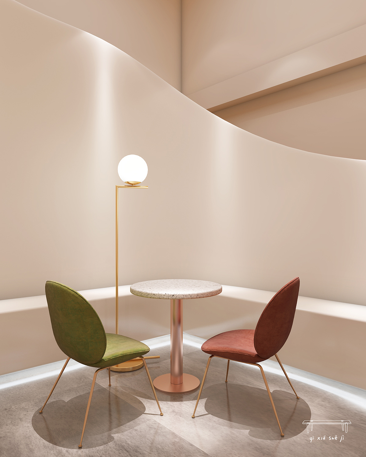 轻奢婚纱店（图ZMjA2MTcyNDUy） - 家装设计 - 站酷设计师已夏设计原创素材 - 站酷ZCOOL