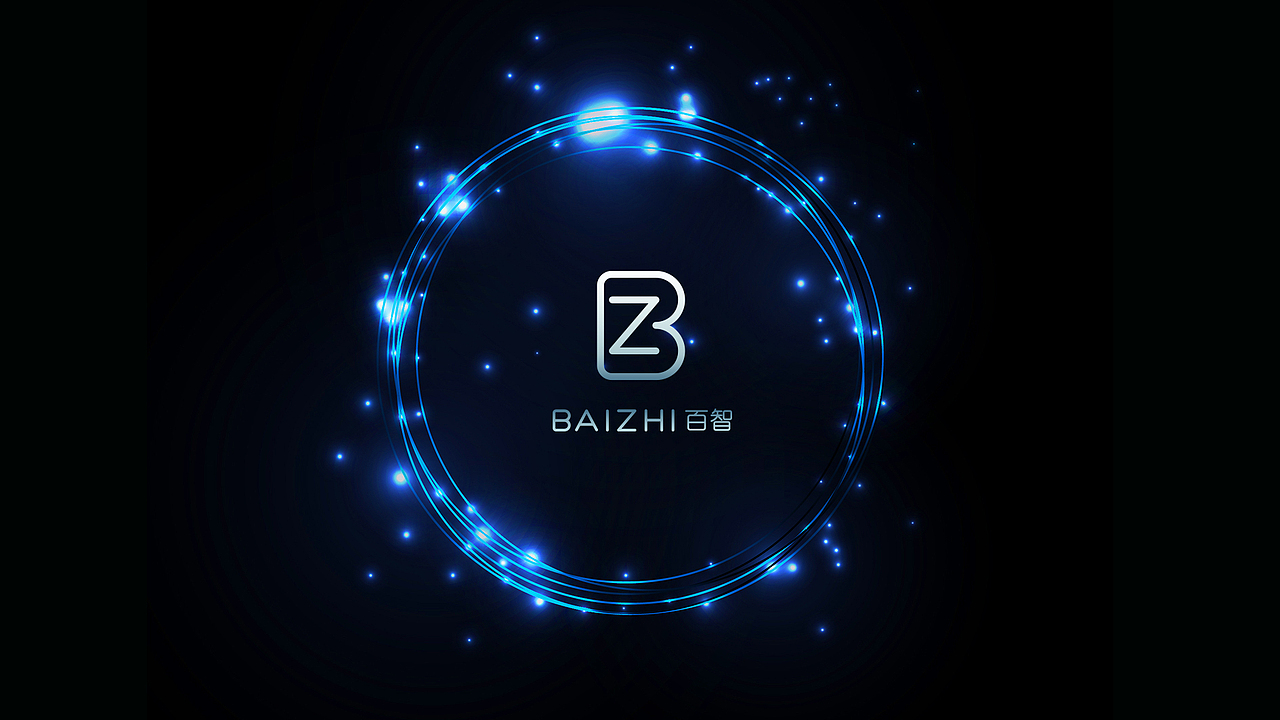 百智无人驾驶logo-自由心生