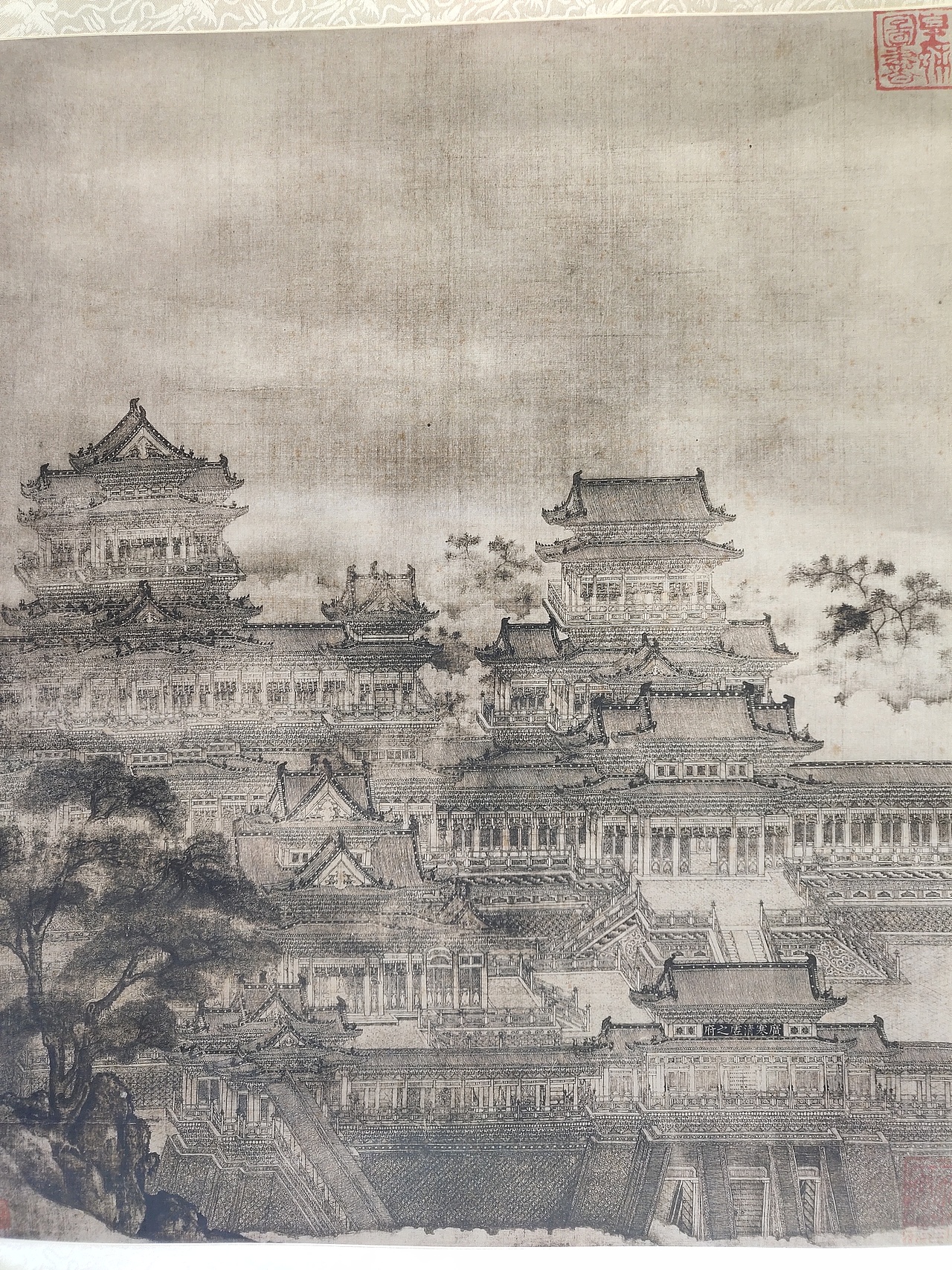 王振鹏《元人广寒宫图》