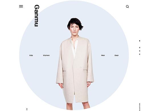 简约大气的女装首页