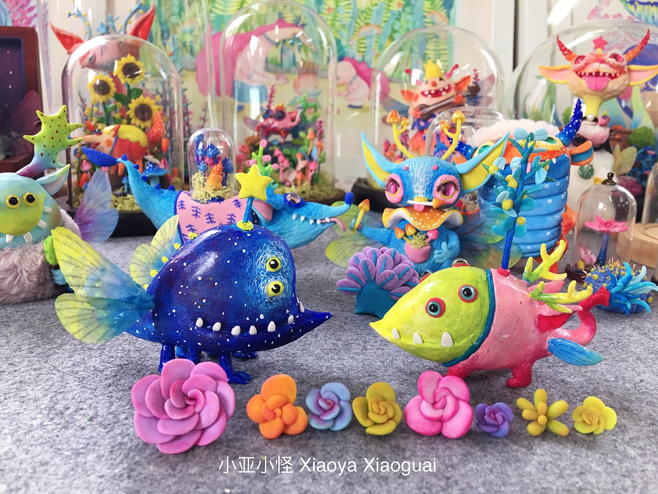 来一波软陶小怪吧（图ZODUyMjA2MjA=） - 其他手工艺 - 站酷设计师小亚小怪原创素材 - 站酷ZCOOL