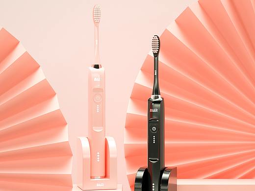 C4D电动牙刷场景海报