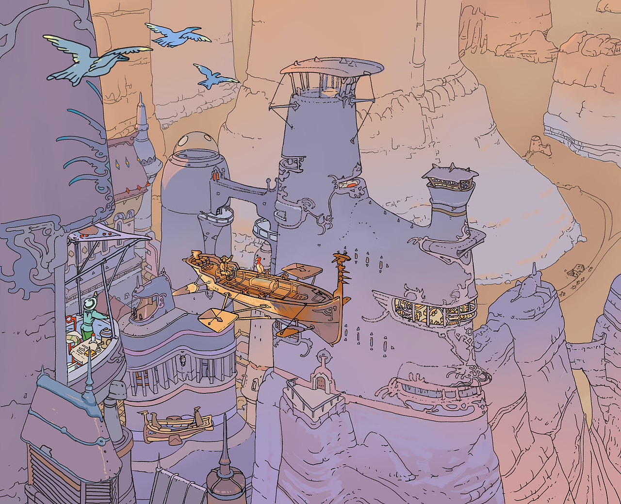 moebius莫比乌斯插画