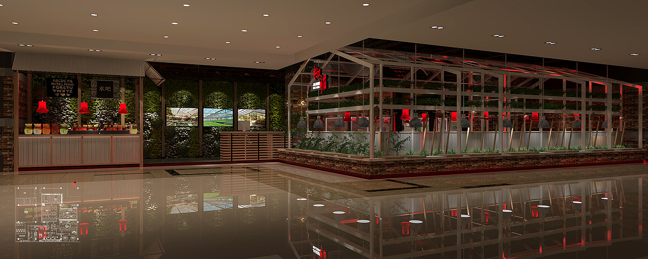 椒媚餐厅（图ZMTE5NDI0NDI4） - 家装设计 - 站酷设计师至境品牌空间策划原创素材 - 站酷ZCOOL