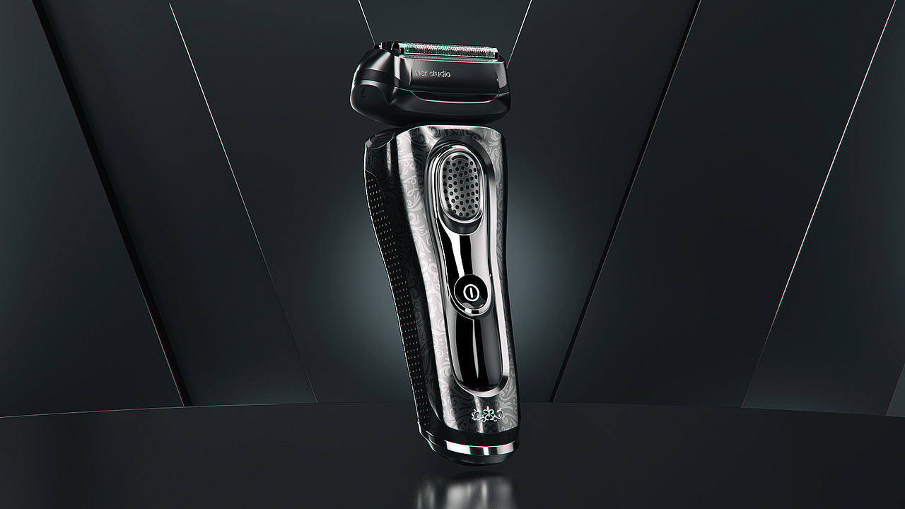 电动剃须刀CG广告（图ZMjI4ODU5NTg4） - 动画/影视 - 站酷设计师Narstudio原创素材 - 站酷ZCOOL