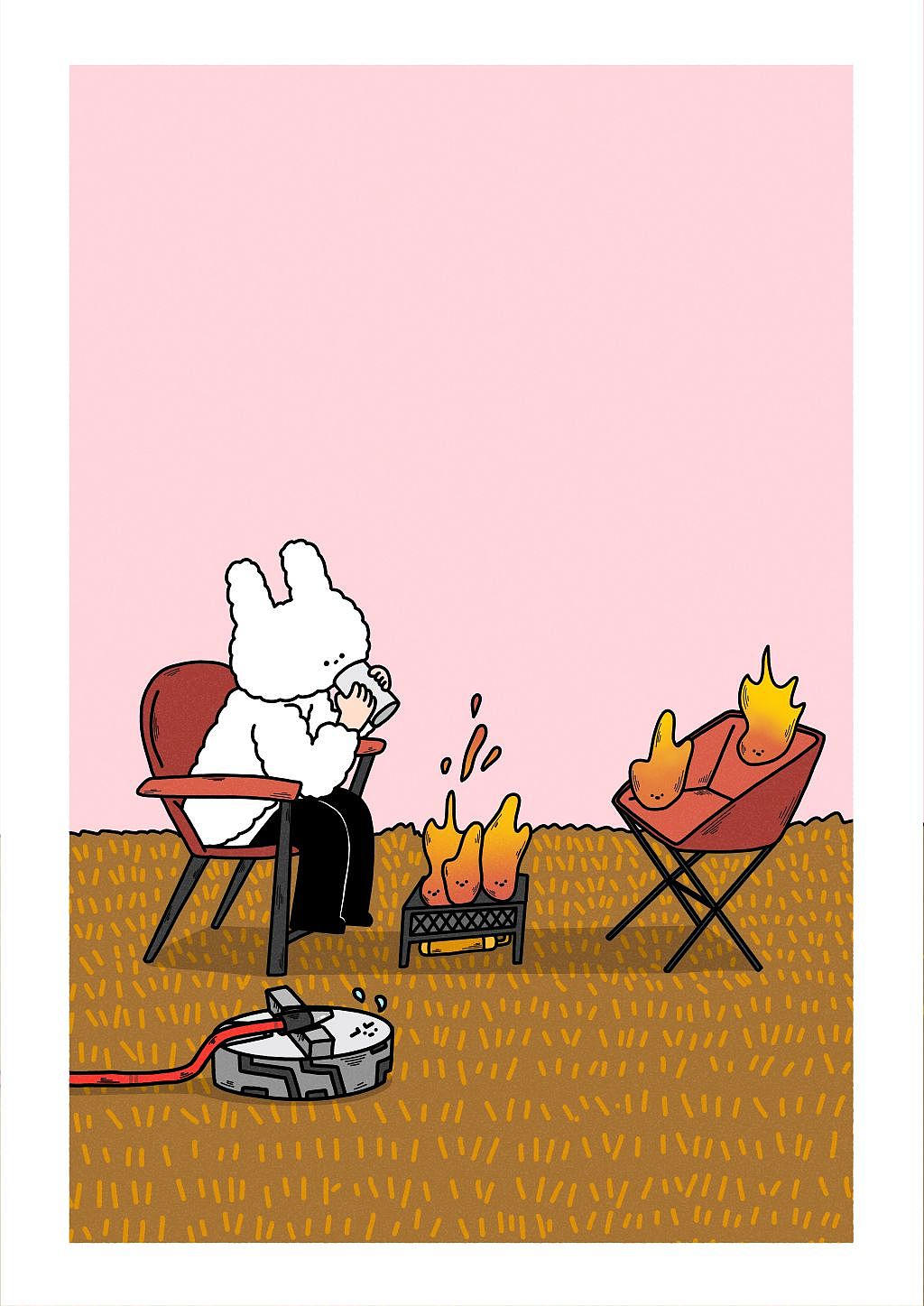 《一个名叫棉棉兔的兔子—签约艺人》|2022展览（图ZMzIzOTQ4MjIw） - 新锐潮流插画 - 站酷设计师MAYIBO_原创素材 - 站酷ZCOOL