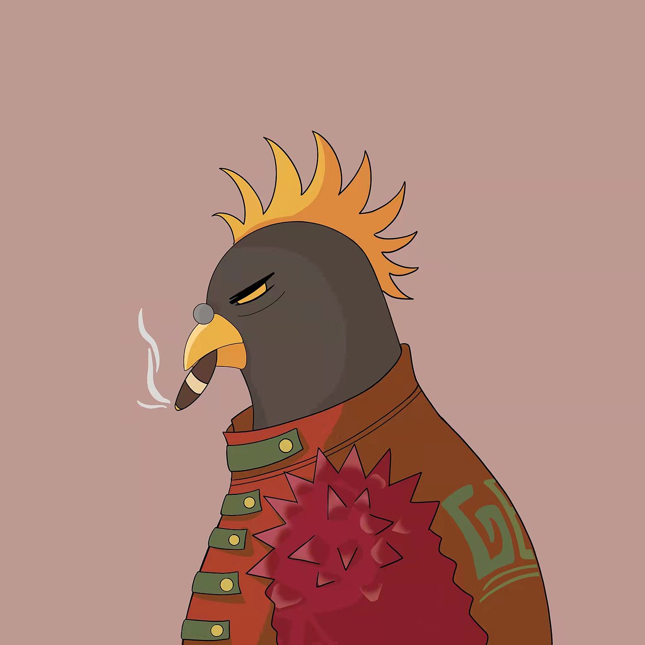 鸽Ger - NFT 插画设计