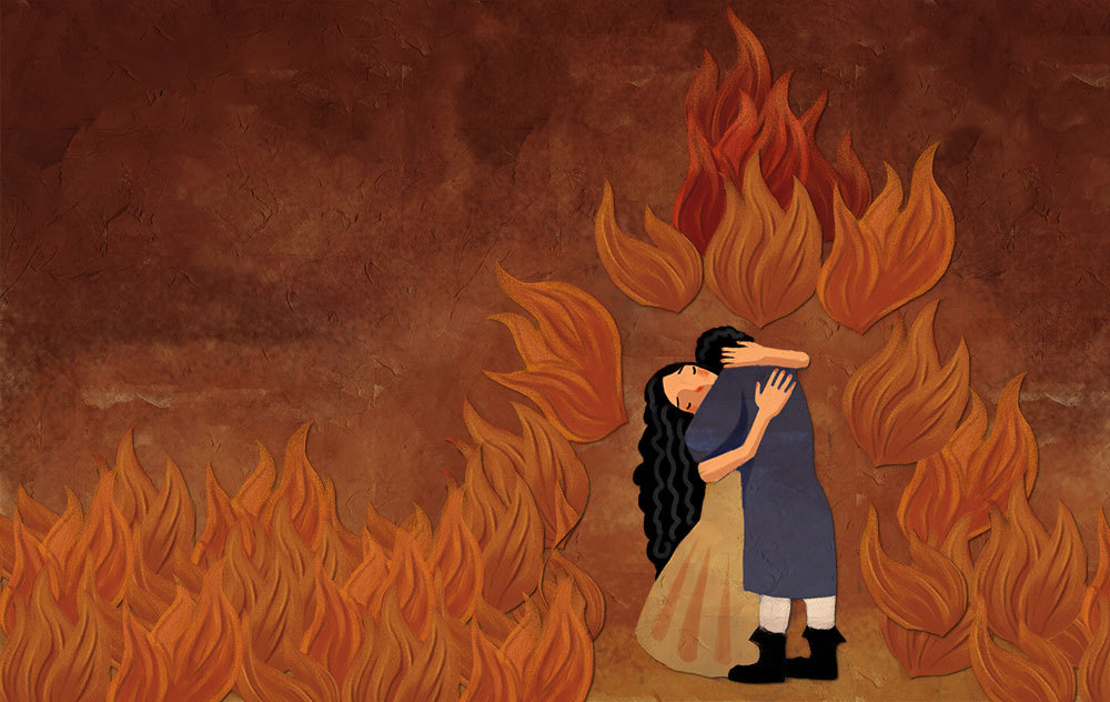 带点小忧伤的插图